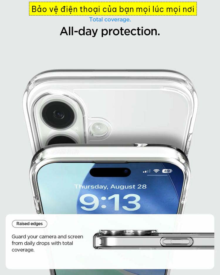 Ốp lưng iPhone 17 Spigen Ultra Hybrid 6